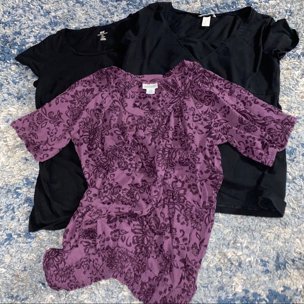 Maternity tops size large